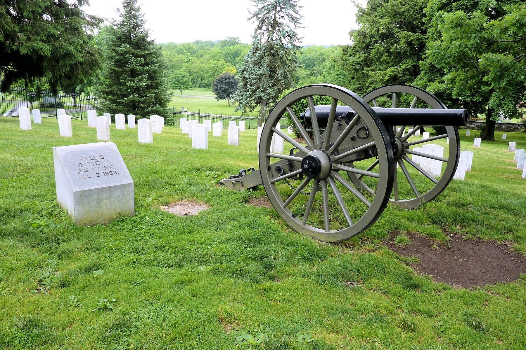 Gettysburg National Cemetery headstones