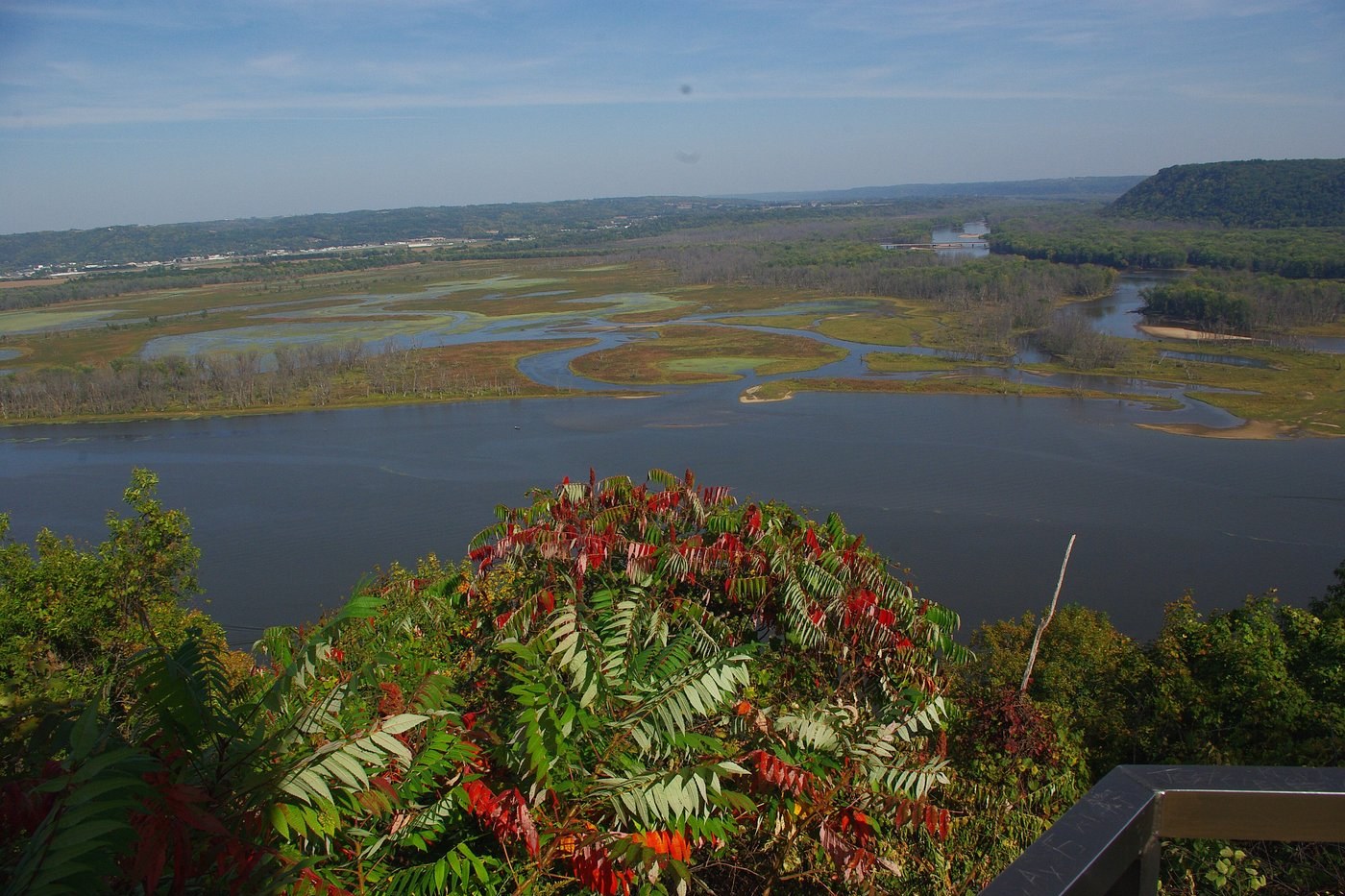 Mississippi River overlook at Point Ann