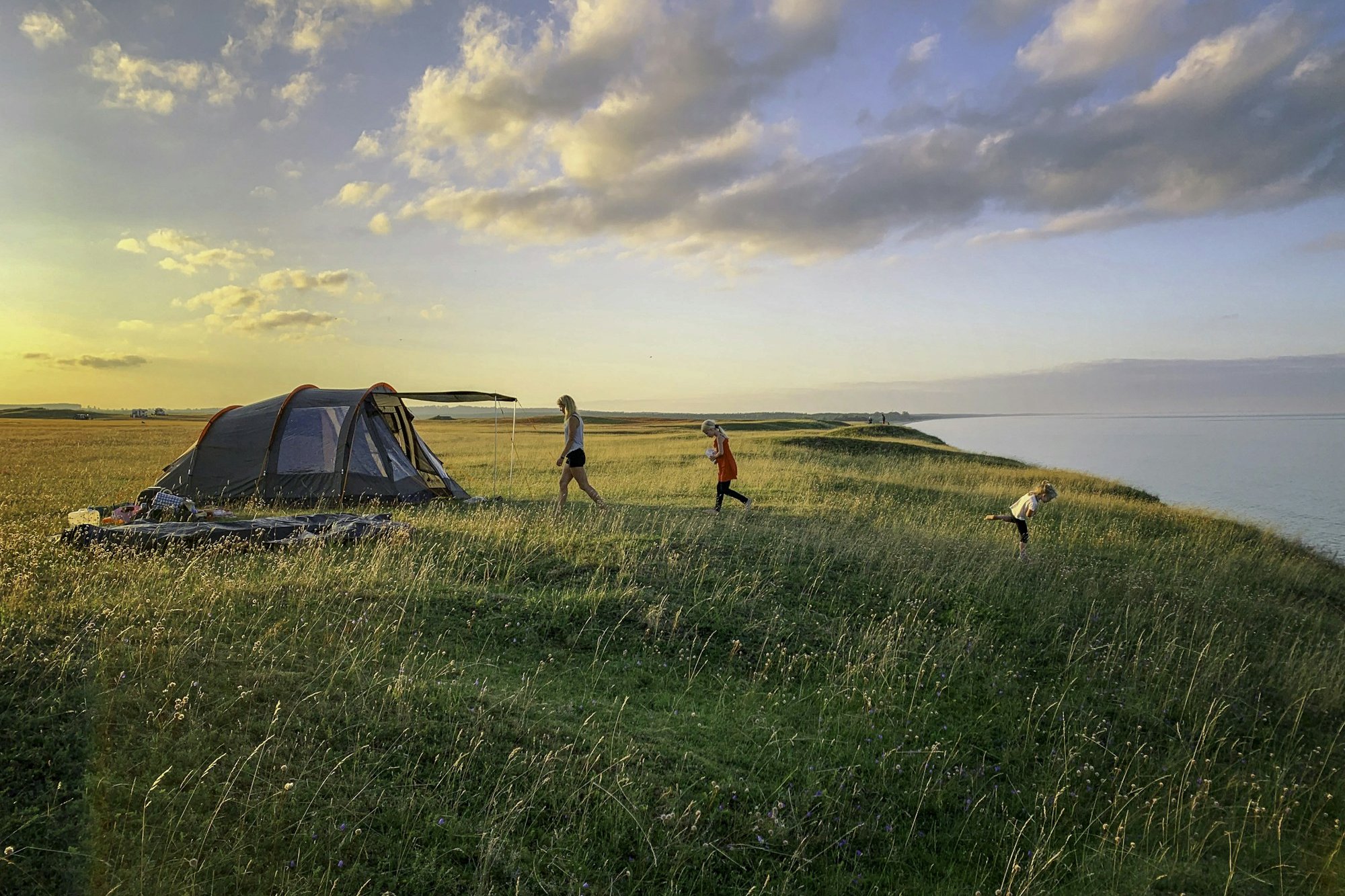 Lakefront campsite at Land Between the Lakes