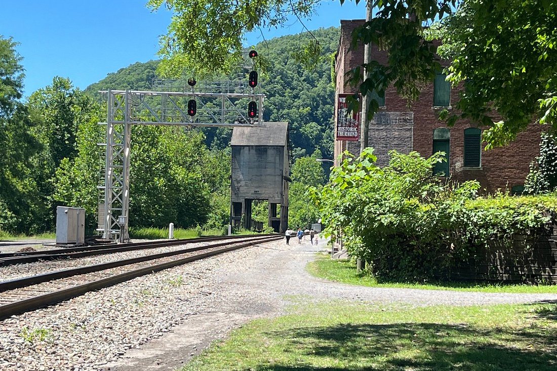 Historic Thurmond depot and railroad town