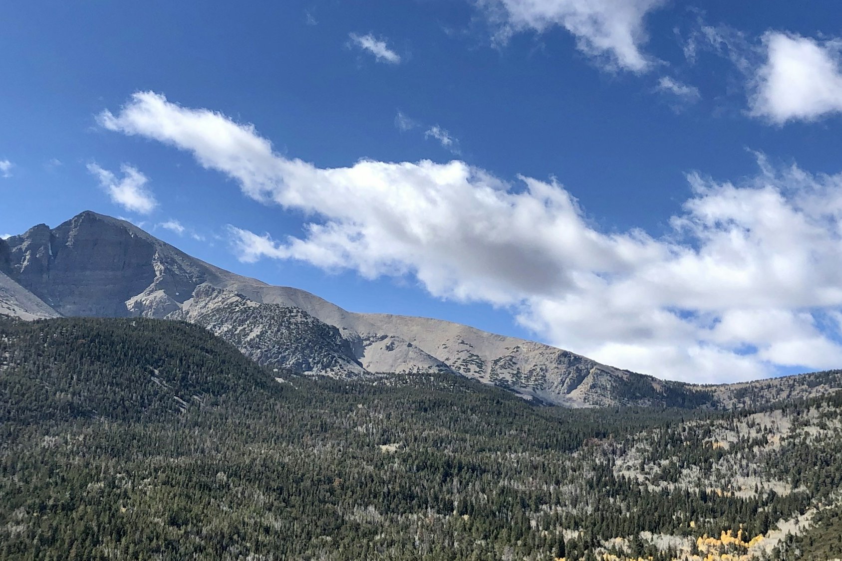 Wheeler Peak in Great Basin National Park
